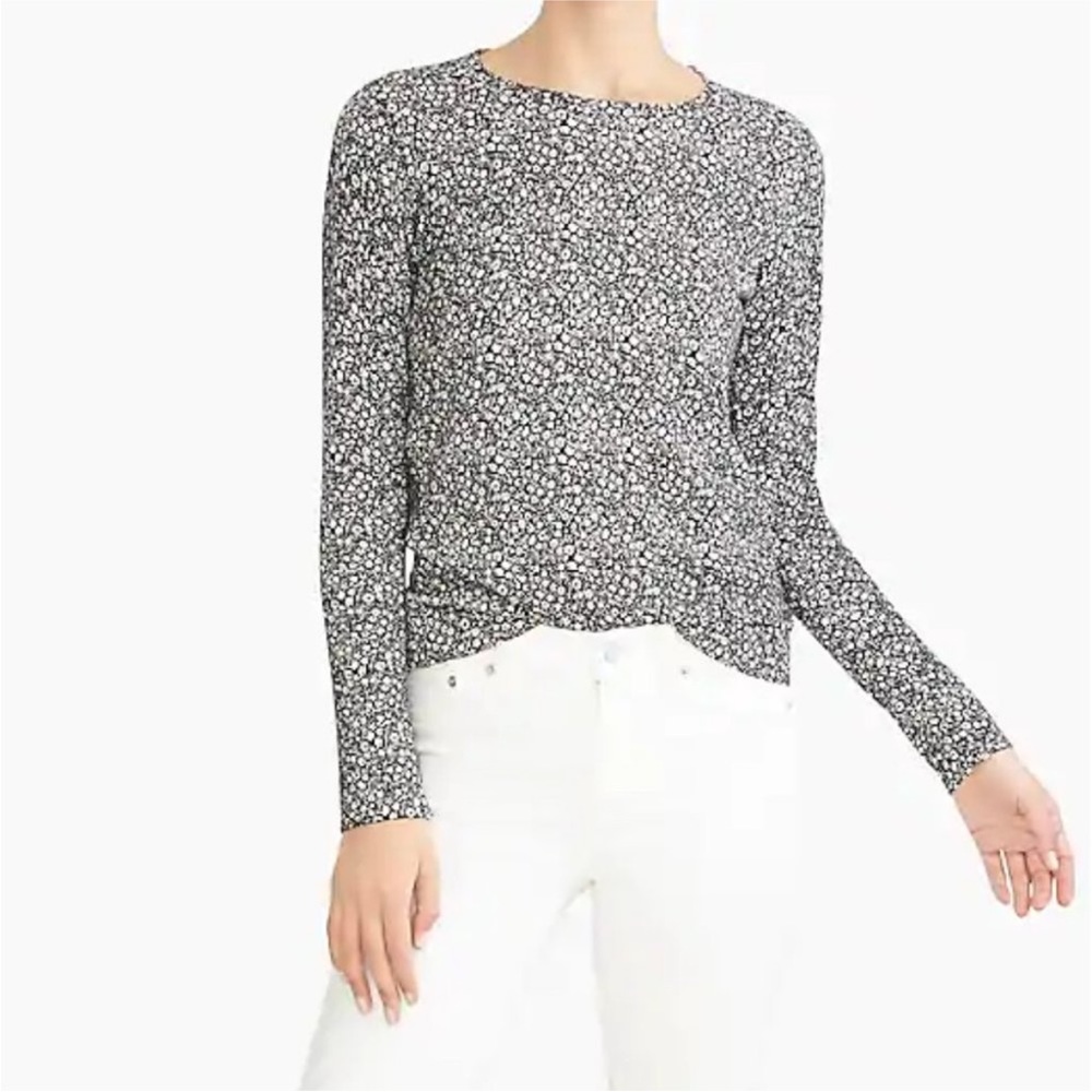 J. Crew Floral Teddie Sweater